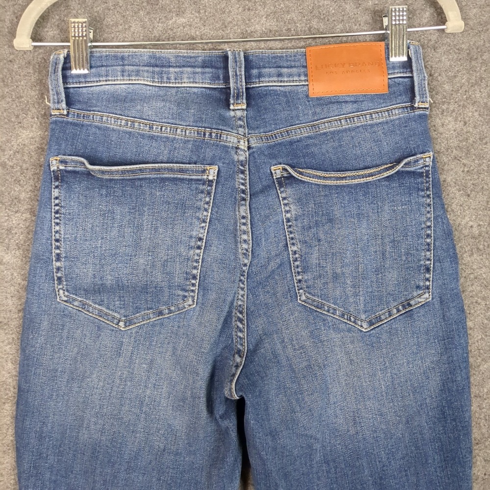 Lucky Brand Bridgette High Rise Skinny‎ Ankle Jeans Womens 4 27 Medium Wash Blue - Picture 8 of 16